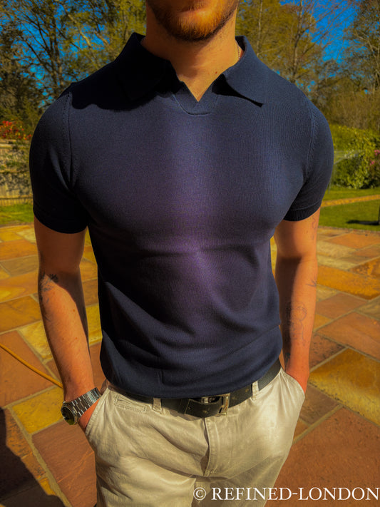 Legacy Knitted Muscle Polo
