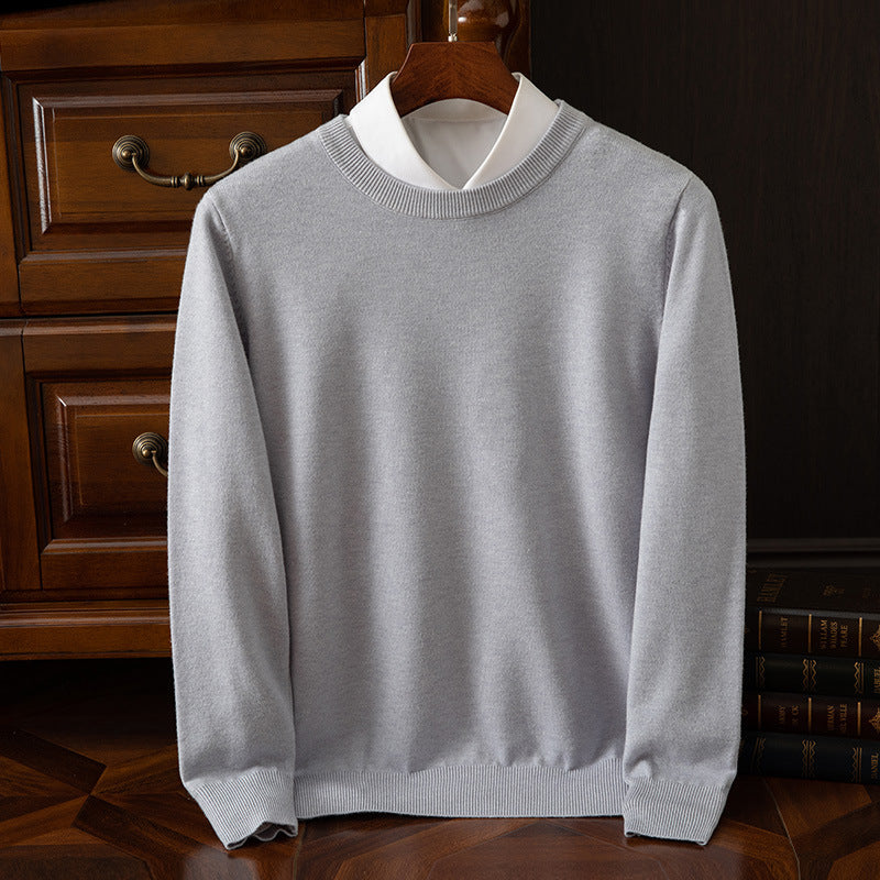 Light Knit Purl Sweater