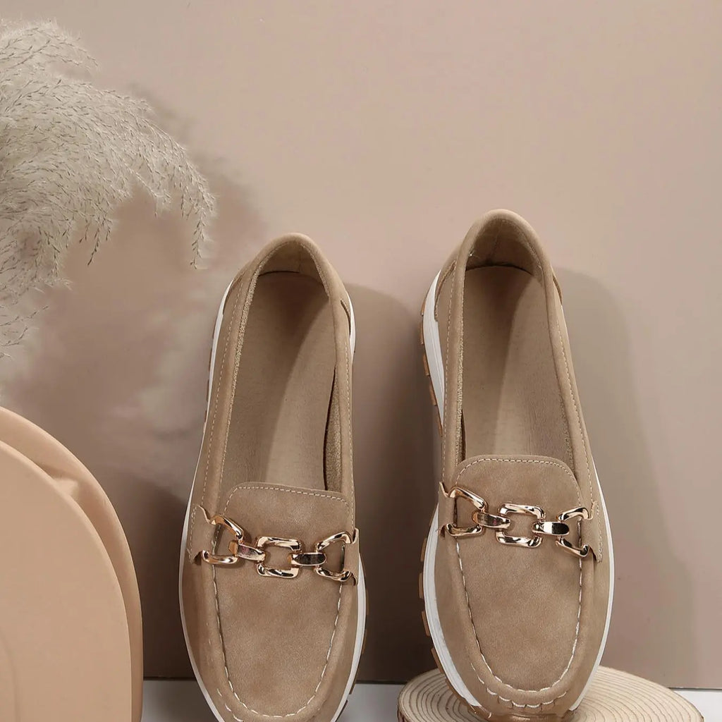 Classic Comfort Suede Chain Loafers™