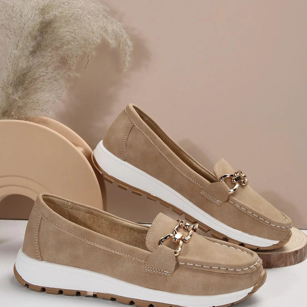 Classic Comfort Suede Chain Loafers™