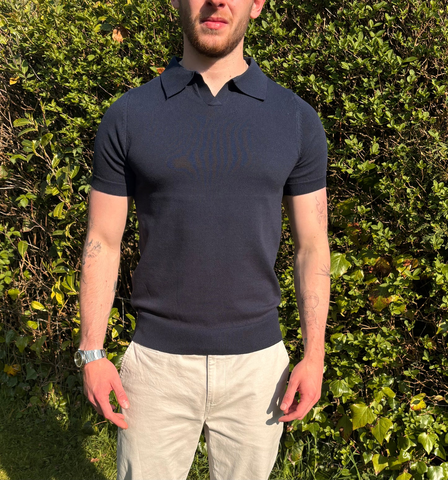 Legacy Knitted Muscle Polo