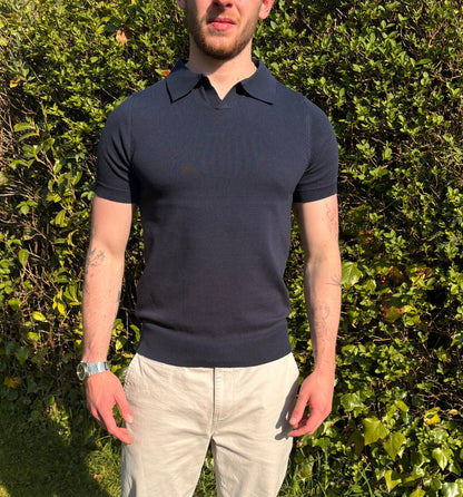 Legacy Knitted Muscle Polo