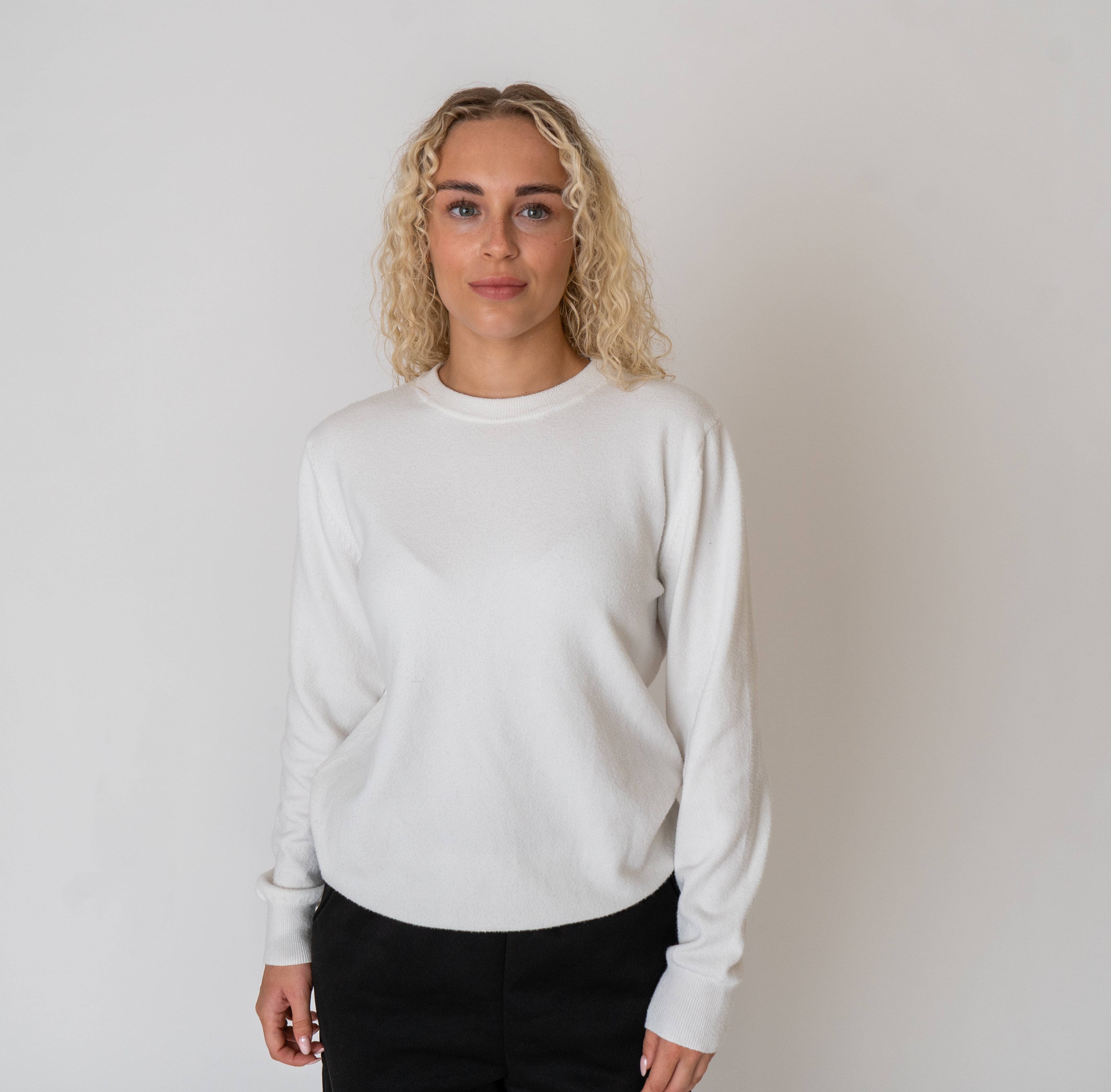 Light Knit Purl Sweater