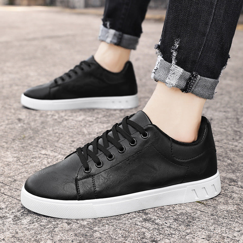 Men's Smart Leather Trainers
