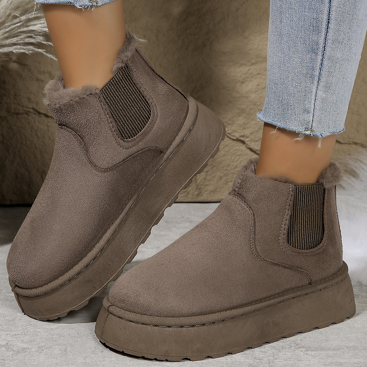 Women's Furred Cosy Boots