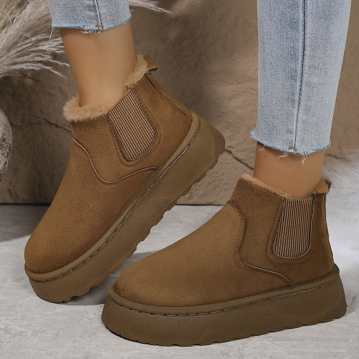 Women's Furred Cosy Boots