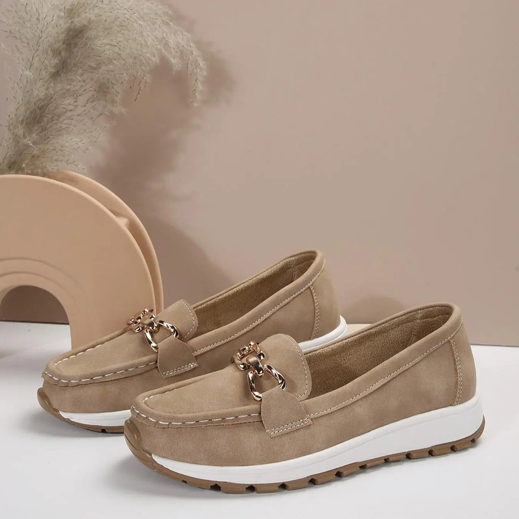 Classic Comfort Suede Chain Loafers™