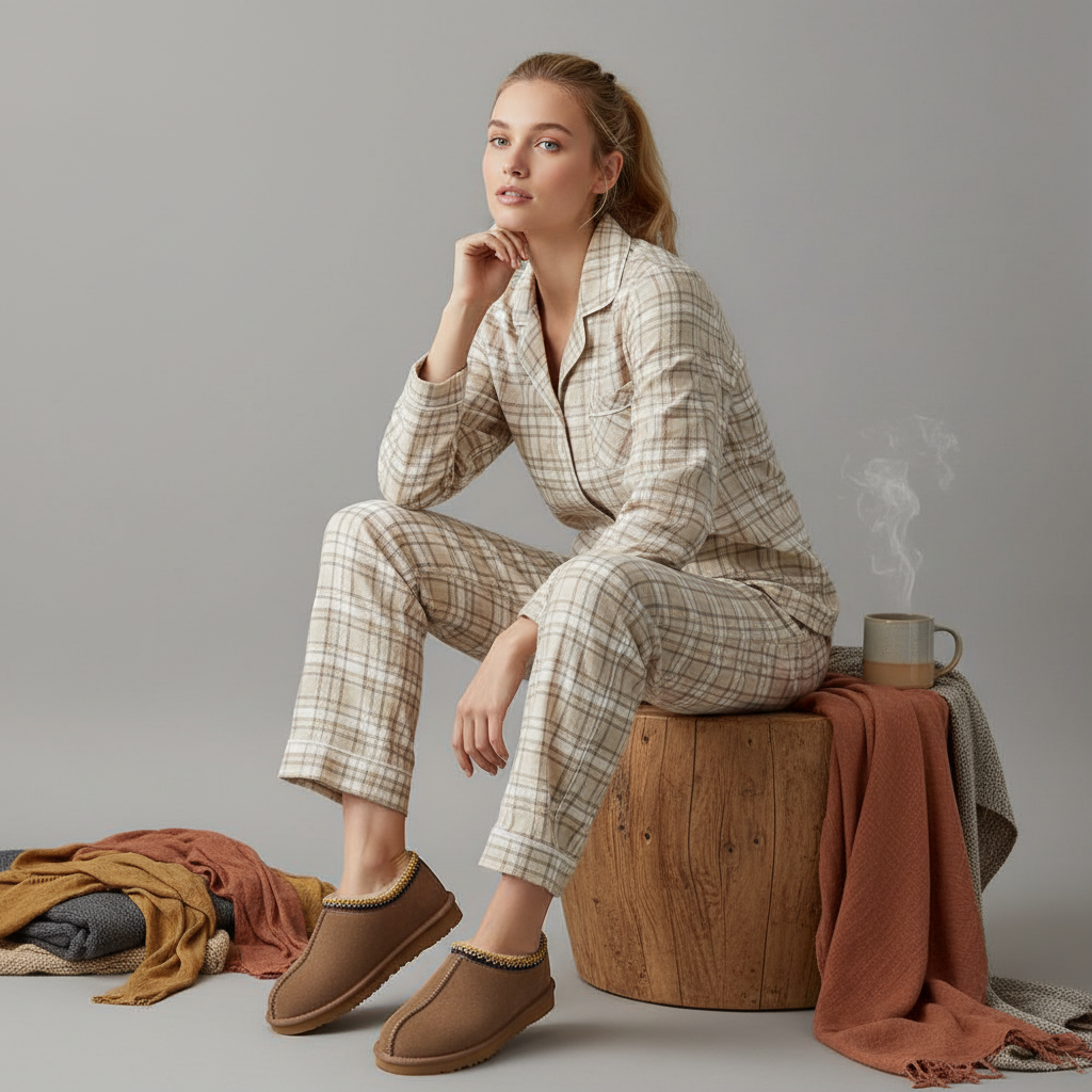 Faux Fur Lined Slippers